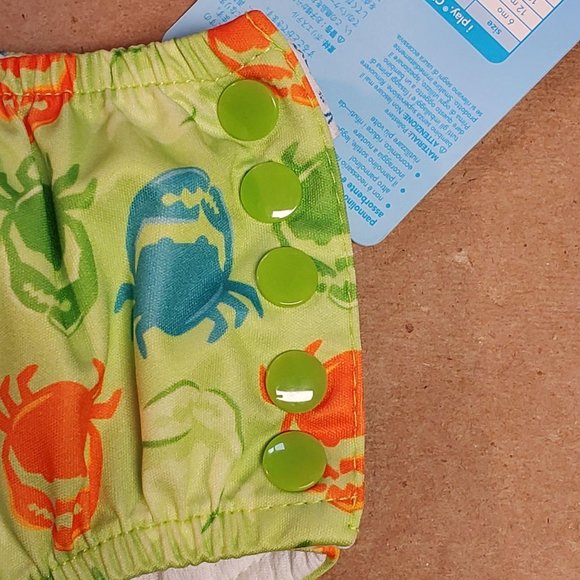 I-Play Hat and Swim Diaper Set 3T Green - Picture 3 of 11